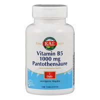 VITAMIN B5 1000 mg Pantothensäure KAL Tabletten - 100St