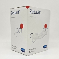 ZETUVIT Saugkompressen steril 10x10 cm - 25St