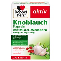 DOPPELHERZ Knobl.Kap.m.Mistel+Weißdorn 60/24/54 mg - 270St