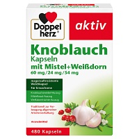 DOPPELHERZ Knobl.Kap.m.Mistel+Weißdorn 60/24/54 mg - 480St