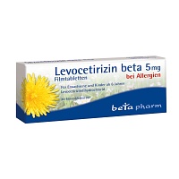 LEVOCETIRIZIN beta 5 mg Filmtabletten - 20St