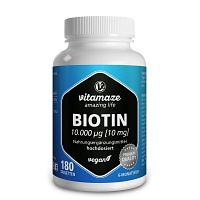 BIOTIN 10 mg hochdosiert vegan Tabletten - 180St