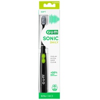 GUM SONIC DAILY Schallzahnbürste schwarz - 1St