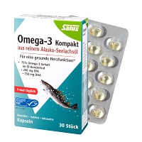 OMEGA-3 KOMPAKT aus reinem Alaska-Seelachsöl Salus - 30St