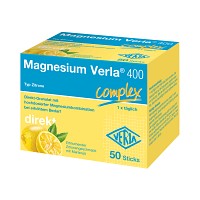 MAGNESIUM VERLA 400 Zitrone Direkt-Granulat - 50St