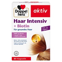 DOPPELHERZ Haar Intensiv+Biotin Kapseln - 80St