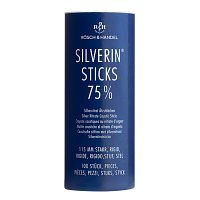 SILVERIN Sticks 75% Silbernitrat Ätzst.115mm starr - 100St
