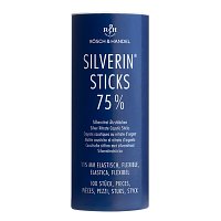 SILVERIN Sticks 75% Silbernitrat Ätzst.115mm elast - 100St