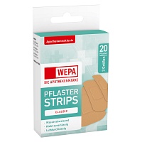 WEPA Pflasterstrips Classic wasserabweis.3 Größen - 20St