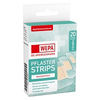 WEPA Pflasterstrips wasserfest 3 Größen - 20St