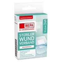 WEPA Wundverband wasserdicht 7,2x5 cm steril - 5St