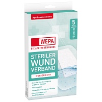 WEPA Wundverband wasserdicht 8x15 cm steril - 5St