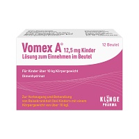 VOMEX A 12,5 mg Kinder Lsg.z.Einnehmen im Beutel - 12St
