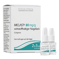MICLAST 80 mg/g wirkstoffhaltiger Nagellack - 2X3ml