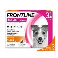 FRONTLINE Tri-Act Lsg.z.Auftropfen f.Hunde 5-10 kg - 3St