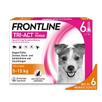 FRONTLINE Tri-Act Lsg.z.Auftropfen f.Hunde 5-10 kg - 6St