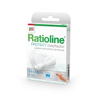 RATIOLINE protect Gelpflaster 4,5x7,4 cm - 5St