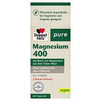 DOPPELHERZ Magnesium 400 pure Kapseln - 60St