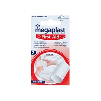 ELASTISCHE BINDE 6 cmx4 m m.Klemme megaplast - 2St