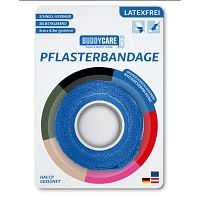 PFLASTERBANDAGE latexfrei BUDDYCARE MED blau - 1St