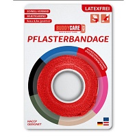 PFLASTERBANDAGE latexfrei BUDDYCARE MED rot - 1St
