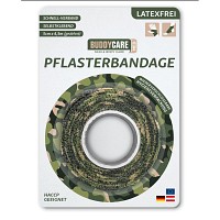 PFLASTERBANDAGE latexfrei BUDDYCARE MED grün camo. - 1St