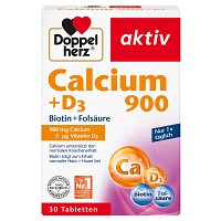 DOPPELHERZ Calcium 900+D3 Tabletten - 30St