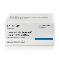 LEVOCETIRIZIN Fairmed 5 mg Filmtabletten - 100St