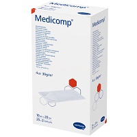 MEDICOMP Vlieskomp.steril 10x20 cm 4fach - 25X2St