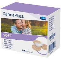 DERMAPLAST SOFT Spots Pflaster rund 22 mm - 200St