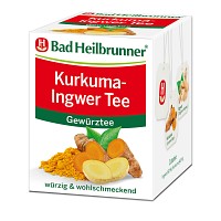 BAD HEILBRUNNER Kurkuma-Ingwer Tee Filterbeutel - 8St
