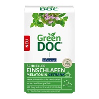 GREENDOC Schneller Einschlafen Melatonin Getränk - 7X4g