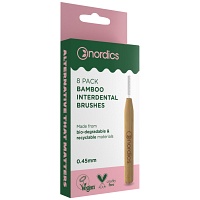 ÖKO Interdental Zahnbürste Bambus 0,45 mm Nordics - 8St