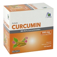 CURCUMIN 500 mg 95% Curcuminoide+Piperin Kapseln - 180St