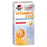 DOPPELHERZ Vitamin C 1000 system Brausetabletten - 40St