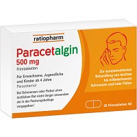 PARACETALGIN 500 mg Filmtabletten - 20St