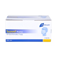 SUAVEL Protec OP-Maske 3lagig Typ II blau - 50St