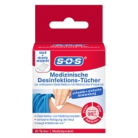 SOS MEDIZINISCHE Desinfektionstücher - 20St