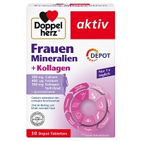 DOPPELHERZ Frauen Mineralien+Kollagen Depot Tabl. - 30St