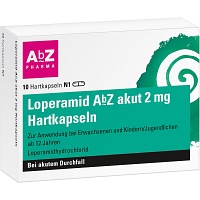 LOPERAMID AbZ akut 2 mg Hartkapseln - 10St