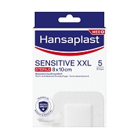HANSAPLAST Sensitive Wundverband steril 8x10 cm - 5St
