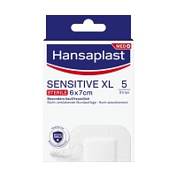 HANSAPLAST Sensitive Wundverband steril 6x7 cm - 5St