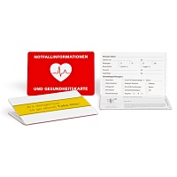 NOTFALL-INFO-Kartenhülle für die Gesundheitskarte - 1St
