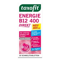 TAXOFIT Energie B12 400 Direkt Schmelztabletten - 30St