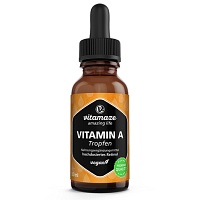 VITAMIN A 500 µg hochdosiert vegan Tropfen - 50ml
