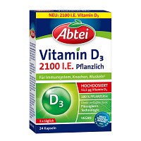 ABTEI Vitamin D3 2100 I.E. pflanzlich Kapseln - 24St