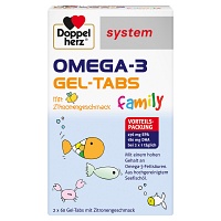 DOPPELHERZ Omega-3 Gel-Tabs family system - 120St