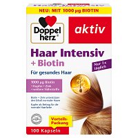 DOPPELHERZ Haar Intensiv+Biotin Kapseln - 100St