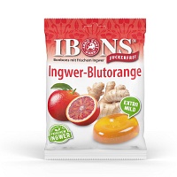 IBONS Ingwer Blutorange o.Zucker Tüte Lutschbonb. - 75g