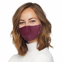 BEPOLITE Maske antibakteriell waschbar bordeaux - 1St